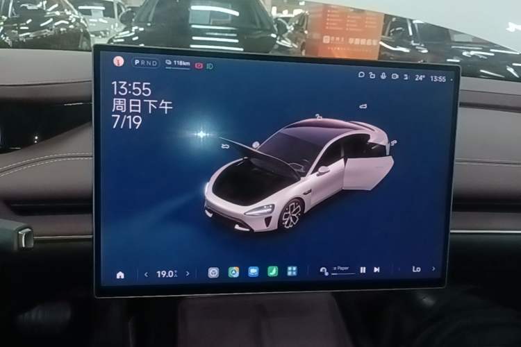 Used Xiaomi Auto SU7 2024 Rear-Drive Long-Range Intelligent Driving Version Audio And AC Panel