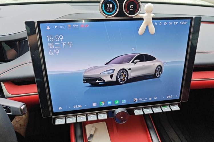 Used Xiaomi Auto SU7 2024 Rear-Drive Long-Range Intelligent Driving Version Audio And AC Panel