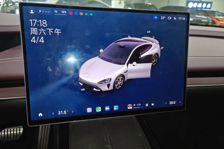 Used Xiaomi Auto SU7 2024 Four-Wheel Drive Ultra-Long Range Advanced Intelligent Driving Max Edition Audio And AC Panel