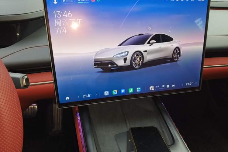 Used Xiaomi Auto SU7 2024 Four-Wheel Drive Ultra-Long Range Advanced Intelligent Driving Max Edition Audio And AC Panel