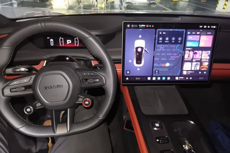 Used Xiaomi Auto SU7 2024 Rear-Drive Ultra-Long Range Advanced Pro-Level Intelligent Driving Version Center Console