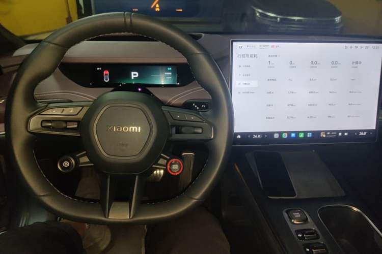 Used Xiaomi Auto SU7 2024 Four-Wheel Drive Ultra-Long Range Advanced Intelligent Driving Max Edition Center Console