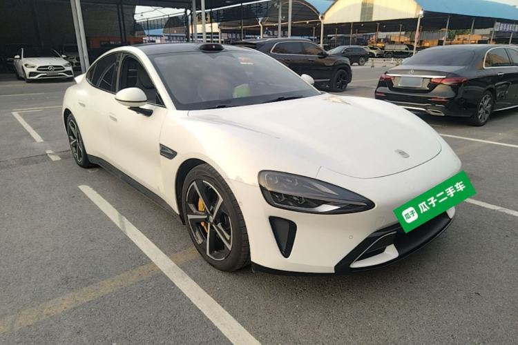 Used Xiaomi Auto SU7 2024 Four-Wheel Drive Ultra-Long Range Advanced Intelligent Driving Max Edition Front Right 45 Deg