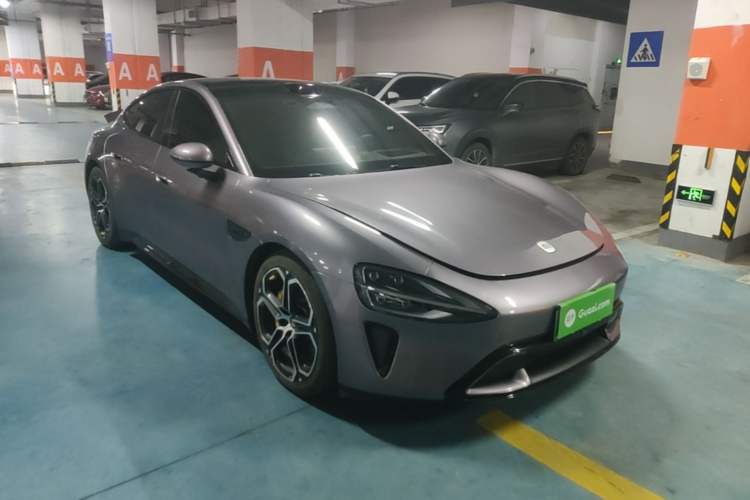 Used Xiaomi Auto SU7 2024 Four-Wheel Drive Ultra-Long Range Advanced Intelligent Driving Max Edition Front Right 45 Deg