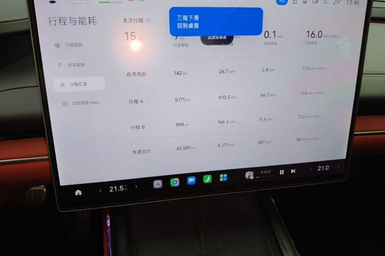 Used Xiaomi Auto SU7 2024 Four-Wheel Drive Ultra-Long Range Advanced Intelligent Driving Max Edition Instrument Cluster