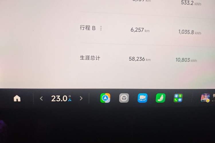 Used Xiaomi Auto SU7 2024 Four-Wheel Drive Ultra-Long Range Advanced Intelligent Driving Max Edition Odometer Close Up