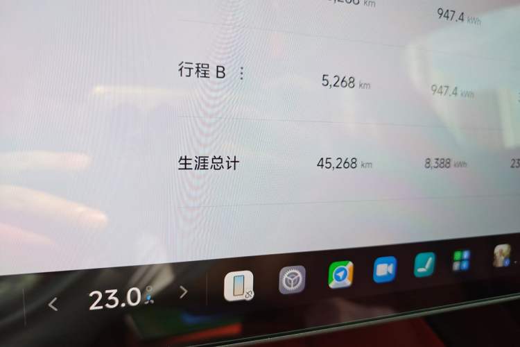 Used Xiaomi Auto SU7 2024 Rear-Drive Ultra-Long Range Advanced Pro-Level Intelligent Driving Version Odometer Close Up