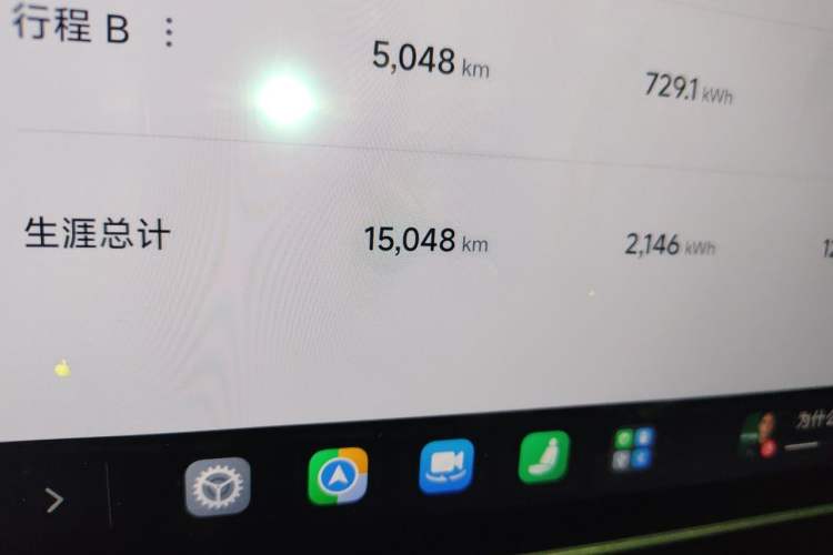 Used Xiaomi Auto SU7 2024 Rear-Drive Long-Range Intelligent Driving Version Odometer Close Up