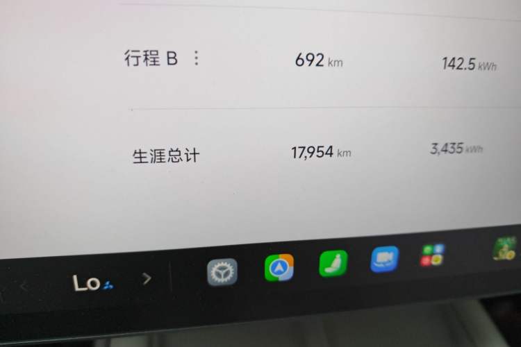 Used Xiaomi Auto SU7 2024 Four-Wheel Drive Ultra-Long Range Advanced Intelligent Driving Max Edition Odometer Close Up