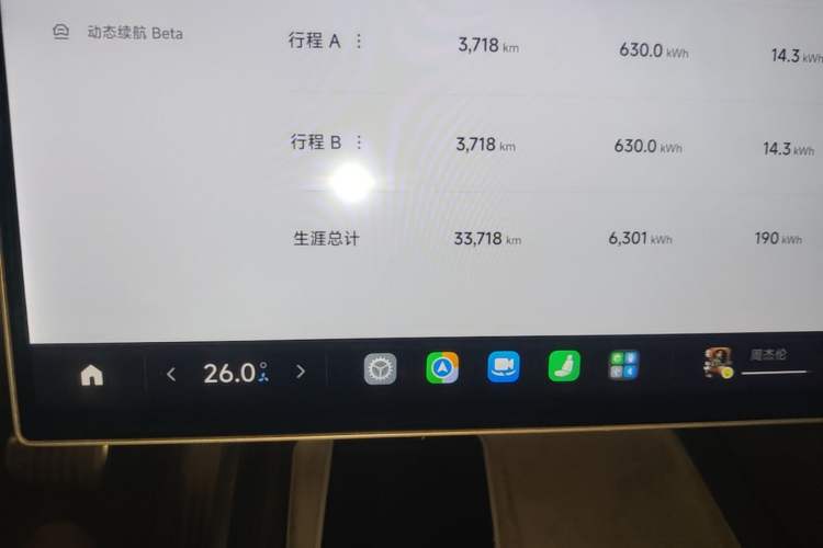 Used Xiaomi Auto SU7 2024 Four-Wheel Drive Ultra-Long Range Advanced Intelligent Driving Max Edition Odometer Close Up