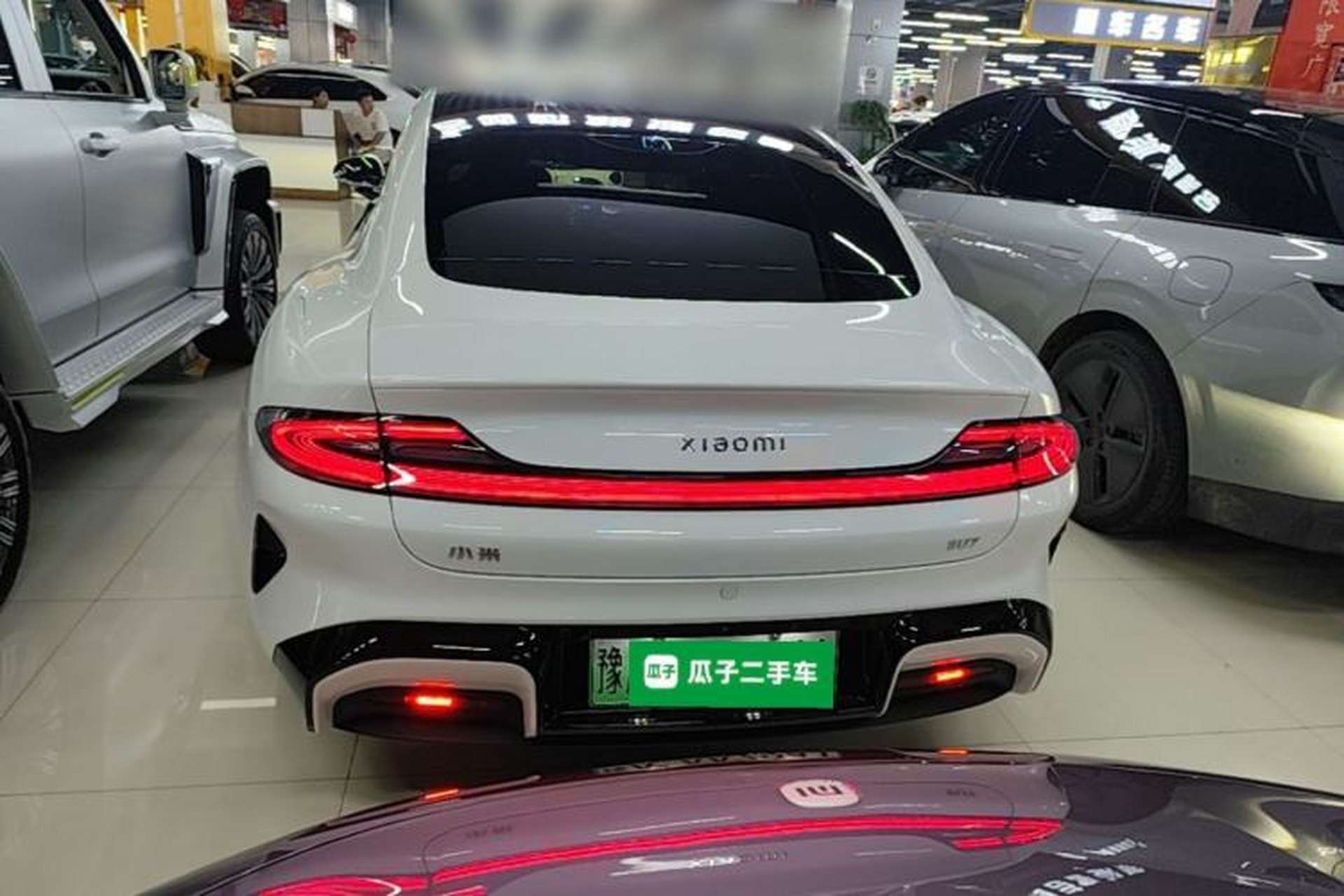 Used Xiaomi Auto SU7 2024 Rear-Drive Long-Range Intelligent Driving Version Rear