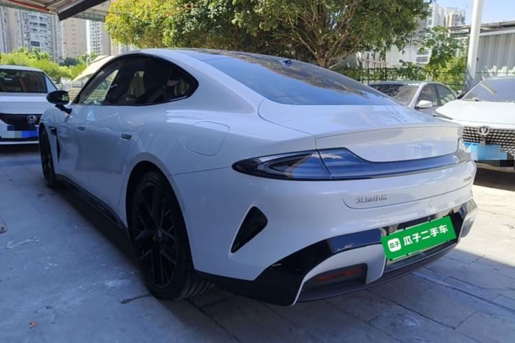 Used Xiaomi Auto SU7 2024 Four-Wheel Drive Ultra-Long Range Advanced Intelligent Driving Max Edition Rear Left 45 Deg