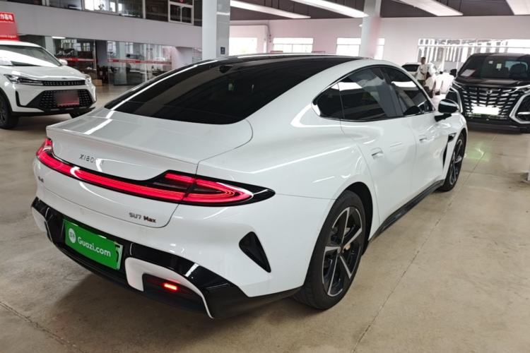Used Xiaomi Auto SU7 2024 Four-Wheel Drive Ultra-Long Range Advanced Intelligent Driving Max Edition Rear Right 45 Deg