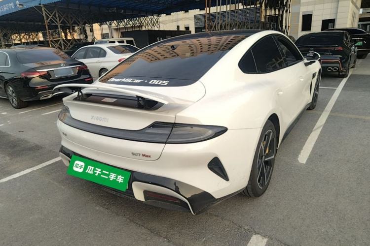 Used Xiaomi Auto SU7 2024 Four-Wheel Drive Ultra-Long Range Advanced Intelligent Driving Max Edition Rear Right 45 Deg