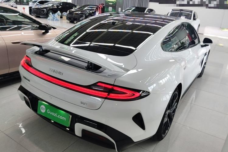 Used Xiaomi Auto SU7 2024 Four-Wheel Drive Ultra-Long Range Advanced Intelligent Driving Max Edition Rear Right 45 Deg