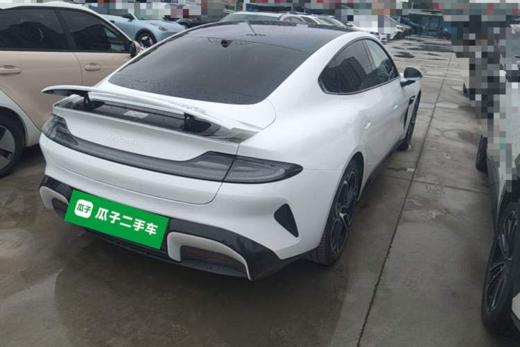 Used Xiaomi Auto SU7 2024 Four-Wheel Drive Ultra-Long Range Advanced Intelligent Driving Max Edition Rear Right 45 Deg