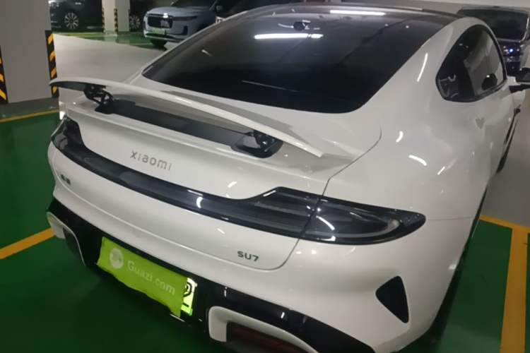 Used Xiaomi Auto SU7 2024 Rear-Drive Long-Range Intelligent Driving Version Rear Right 45 Deg