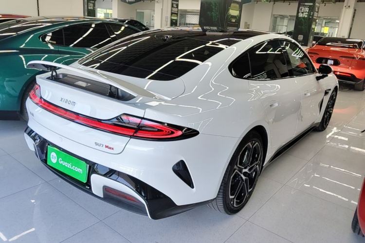 Used Xiaomi Auto SU7 2024 Four-Wheel Drive Ultra-Long Range Advanced Intelligent Driving Max Edition Rear Right 45 Deg