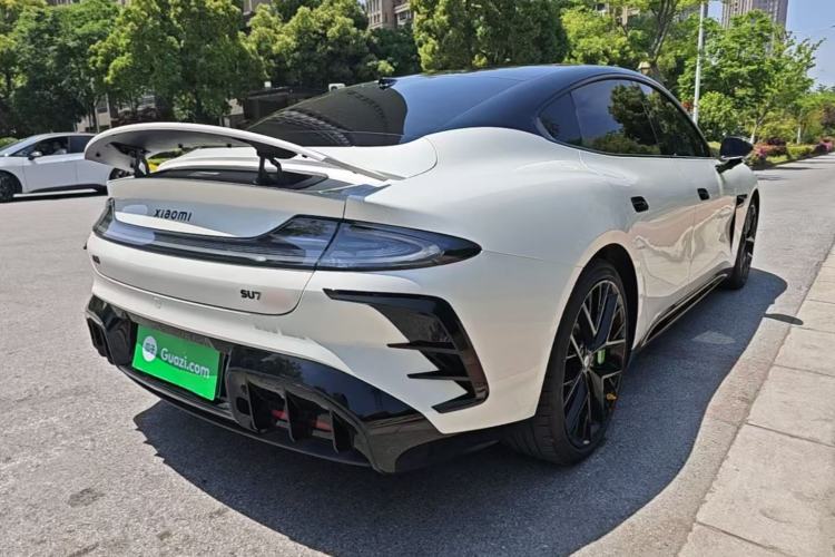 Used Xiaomi Auto SU7 2024 Four-Wheel Drive Ultra-Long Range Advanced Intelligent Driving Max Edition Rear Right 45 Deg