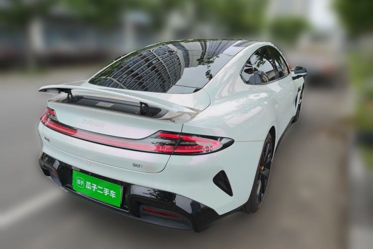 Used Xiaomi Auto SU7 2024 Four-Wheel Drive Ultra-Long Range Advanced Intelligent Driving Max Edition Rear Right 45 Deg