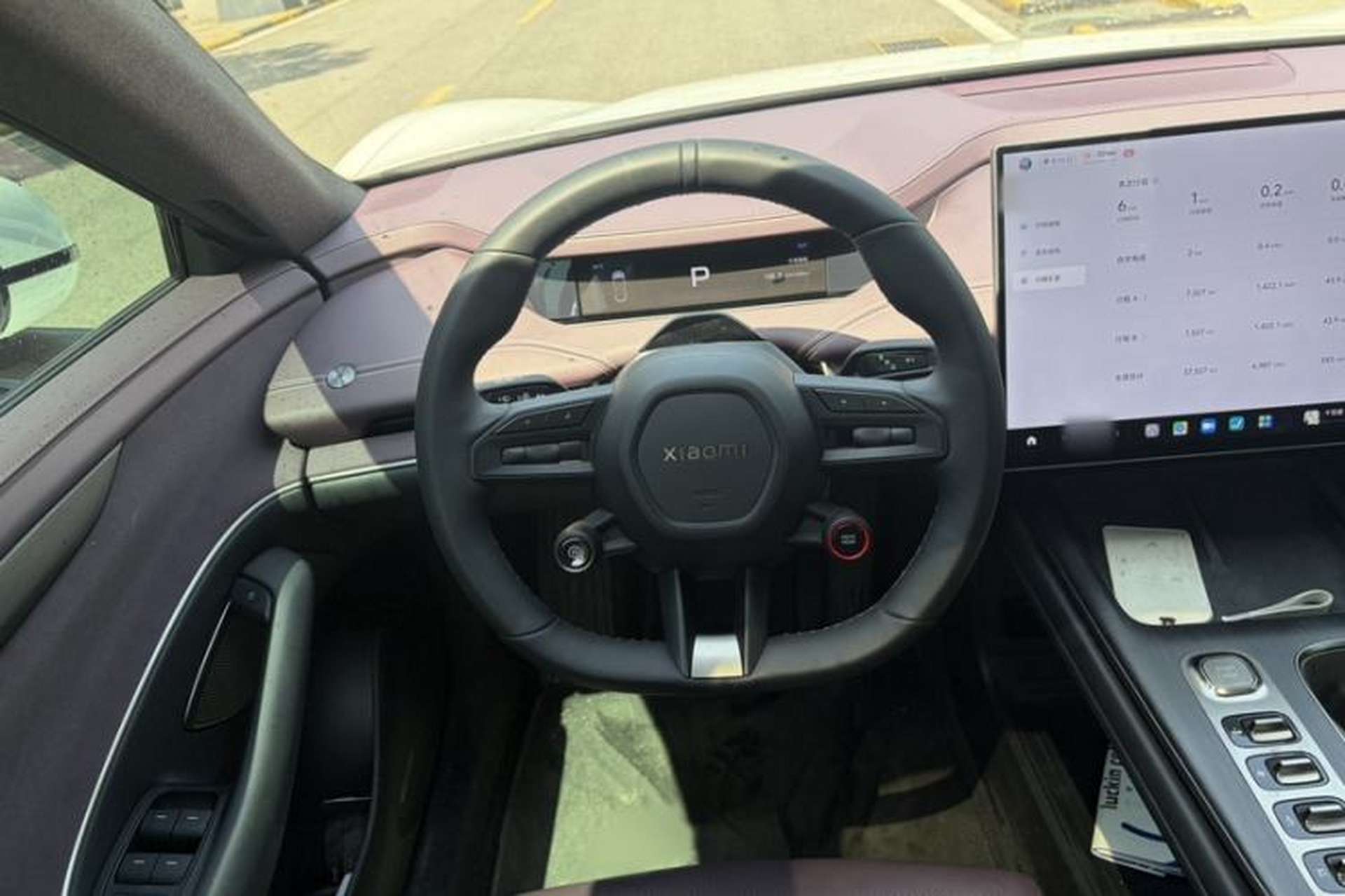 Used Xiaomi Auto SU7 2024 Rear-Drive Ultra-Long Range Advanced Pro-Level Intelligent Driving Version Steering Wheel