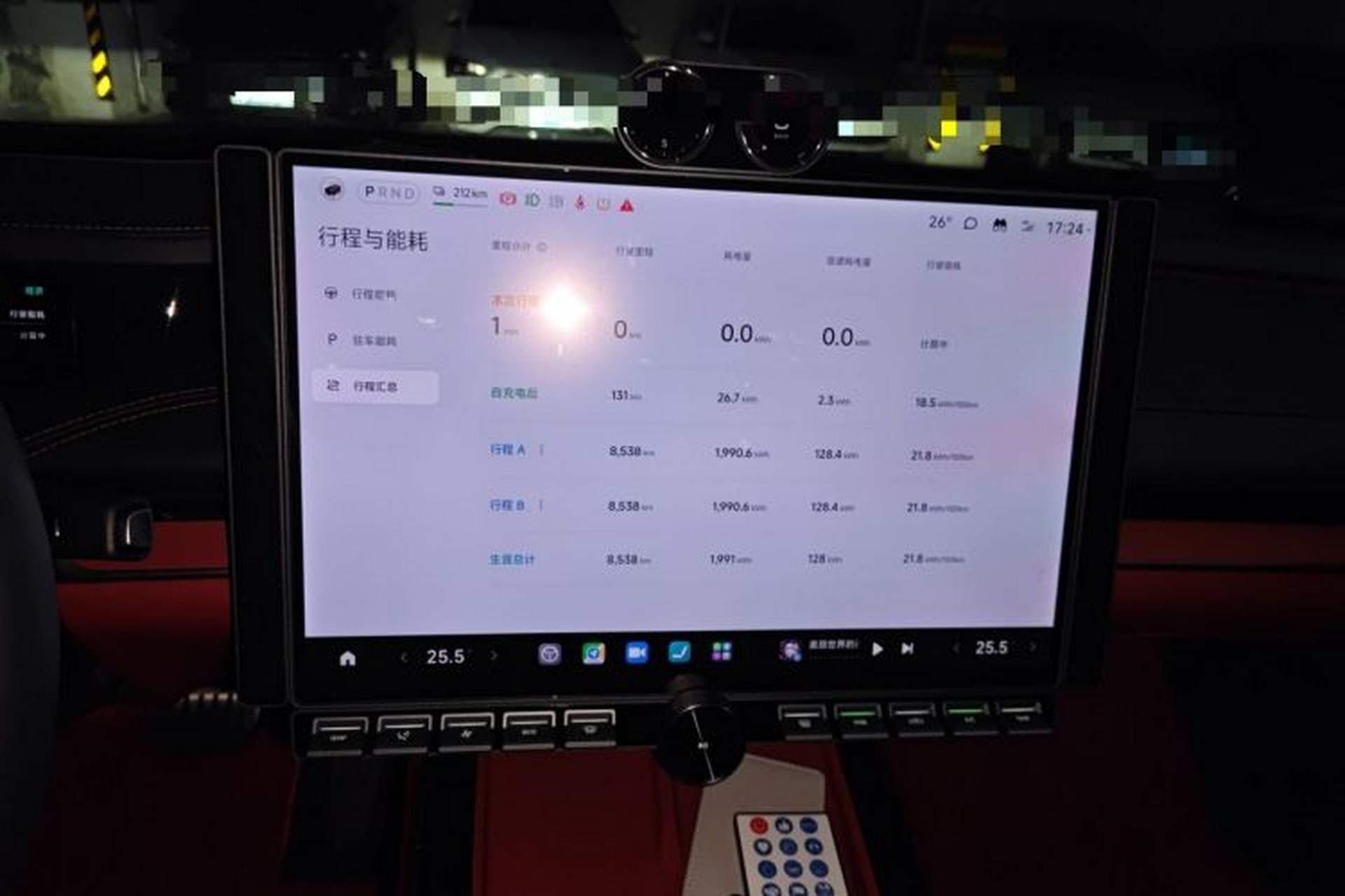 Used Xiaomi Auto SU7 2024 Four-Wheel Drive Ultra-Long Range Advanced Intelligent Driving Max Edition Audio And AC Panel