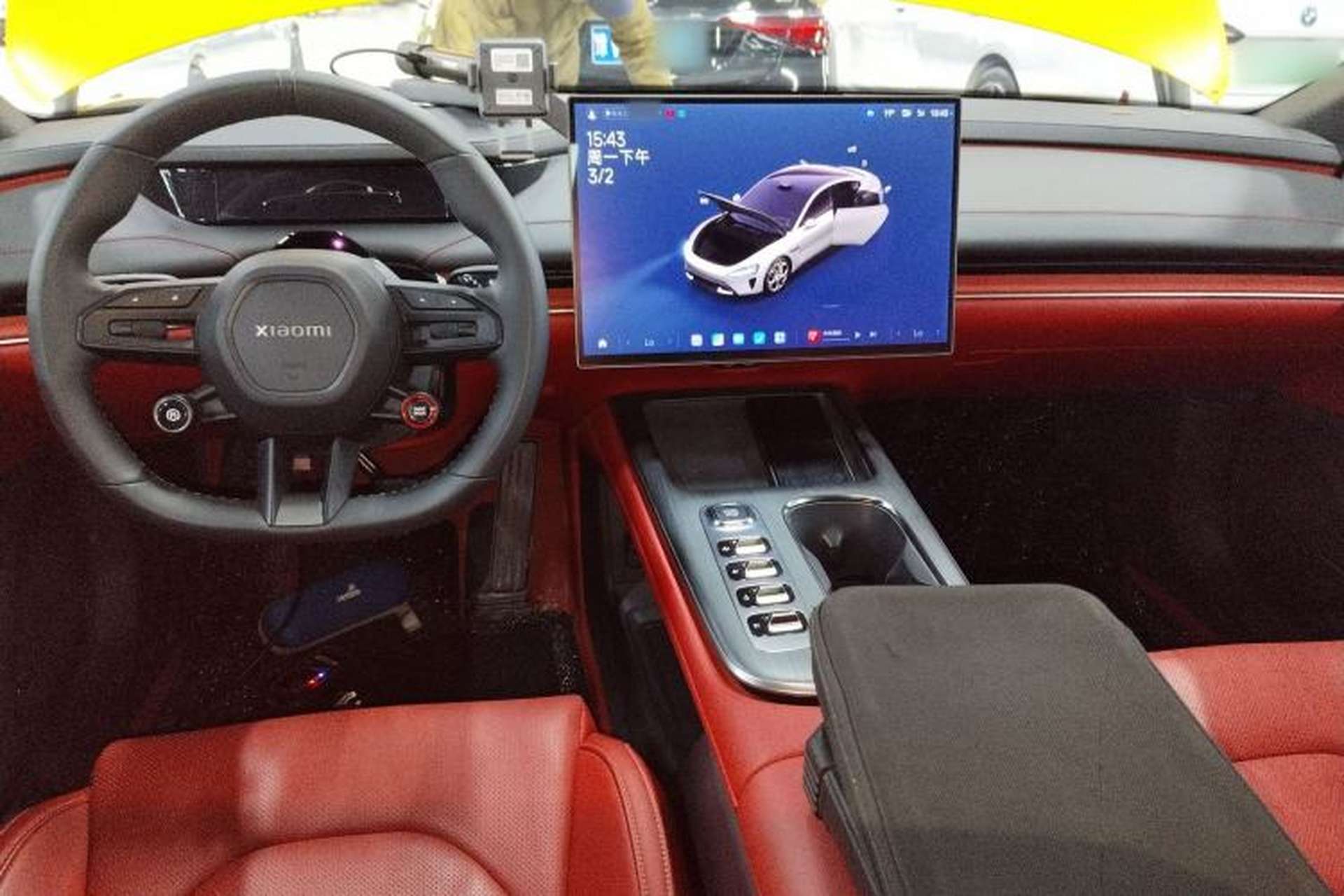 Used Xiaomi Auto SU7 2024 Rear-Drive Ultra-Long Range Advanced Pro-Level Intelligent Driving Version Center Console