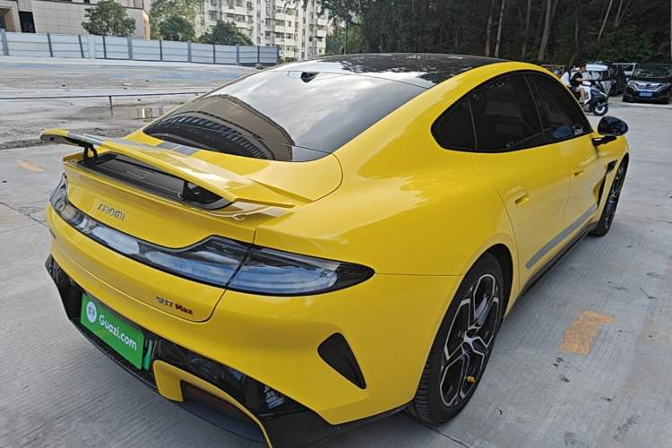 Used Xiaomi Auto SU7 2024 Four-Wheel Drive Ultra-Long Range Advanced Intelligent Driving Max Edition Rear Right 45 Deg