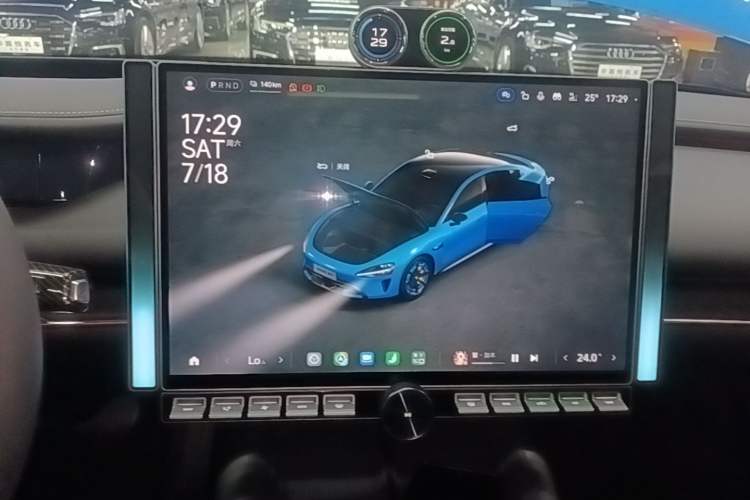 Used Xiaomi Auto SU7 2026 Model Standard Edition Audio And AC Panel