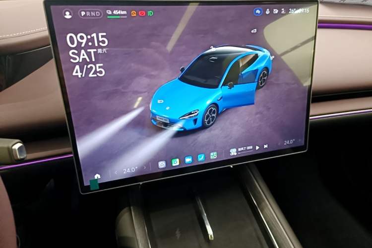 Used Xiaomi Auto SU7 2026 Model Standard Edition Audio And AC Panel