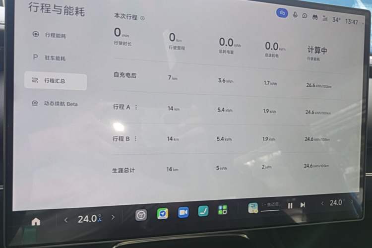 Used Xiaomi Auto SU7 2026 Model Pro Instrument Cluster