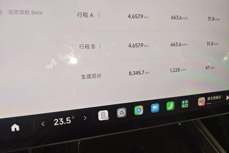 Used Xiaomi Auto SU7 2026 Model Pro Odometer Close Up