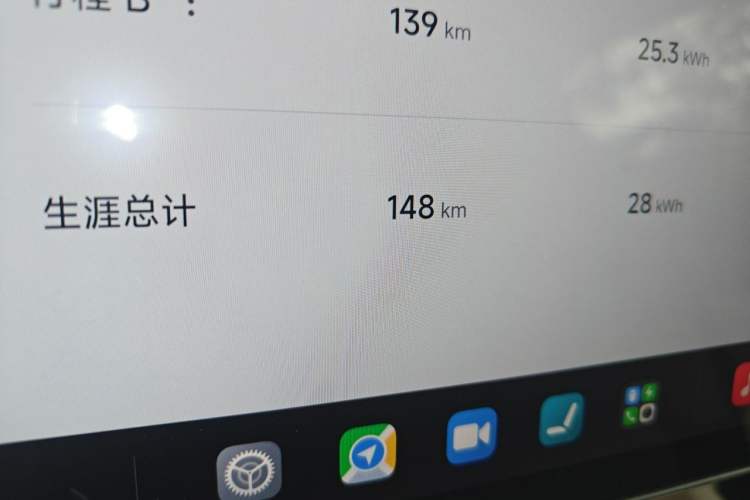 Used Xiaomi Auto SU7 2026 Model Max Odometer Close Up
