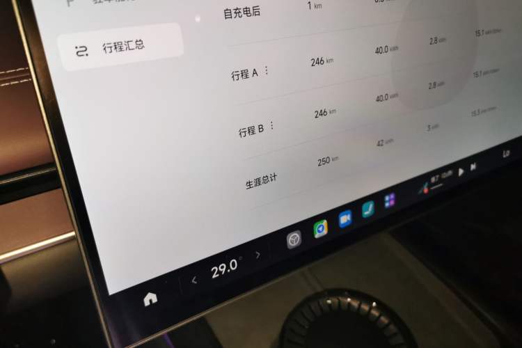 Used Xiaomi Auto SU7 2026 Model Pro Odometer Close Up