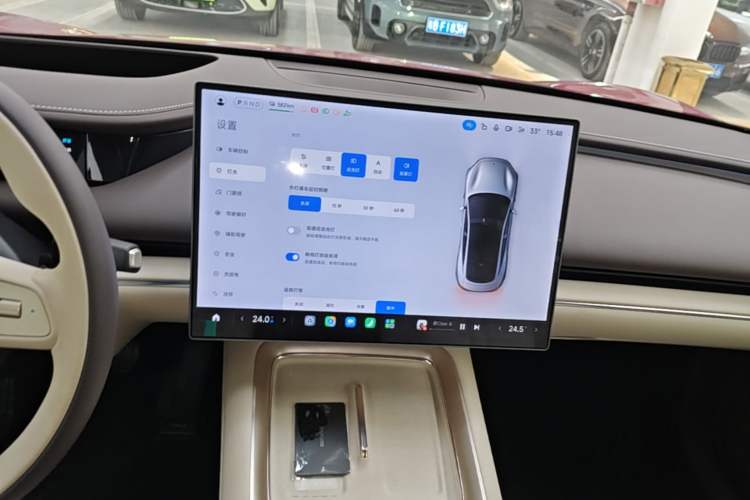 Used Xiaomi Auto SU7 2026 Model Pro Audio And AC Panel