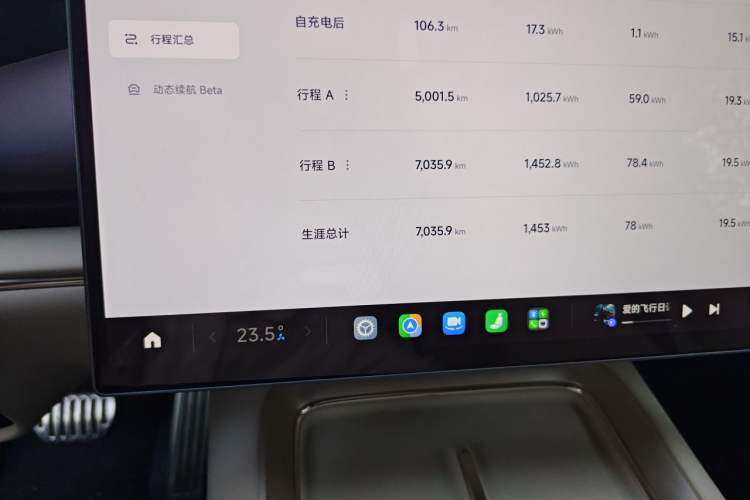 Used Xiaomi Auto SU7 2026 Model Max Odometer Close Up