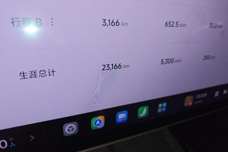 Used Xiaomi Auto SU7 Ultra 2025 Ultra Model Odometer Close Up