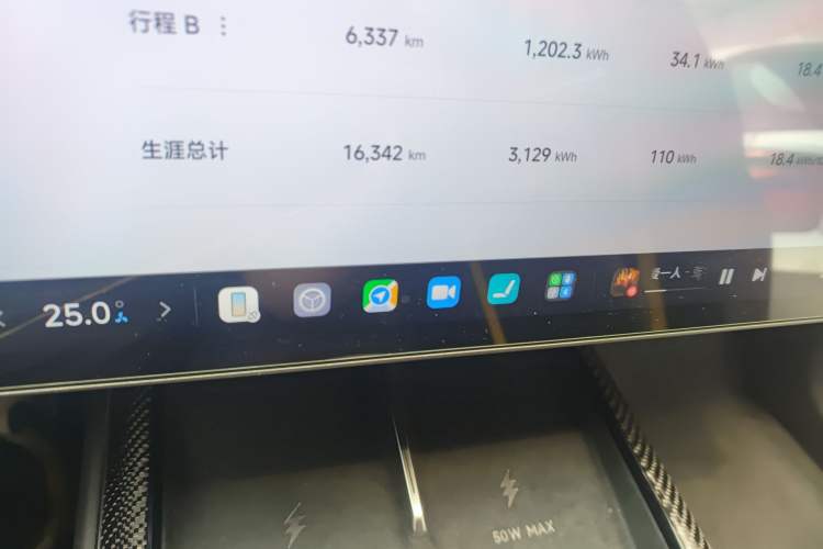 Used Xiaomi Auto SU7 Ultra 2025 Ultra Model Odometer Close Up