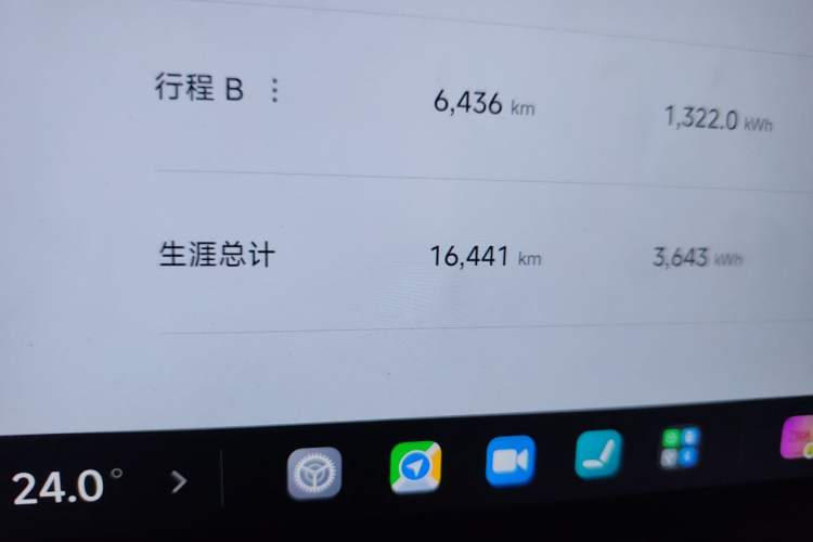 Used Xiaomi Auto SU7 Ultra 2025 Ultra Model Odometer Close Up
