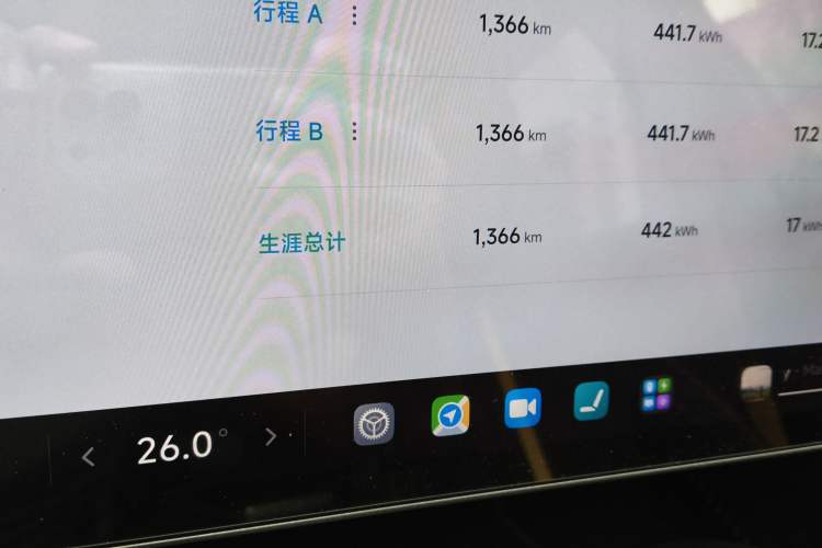 Used Xiaomi Auto SU7 Ultra 2025 Ultra Model Odometer Close Up