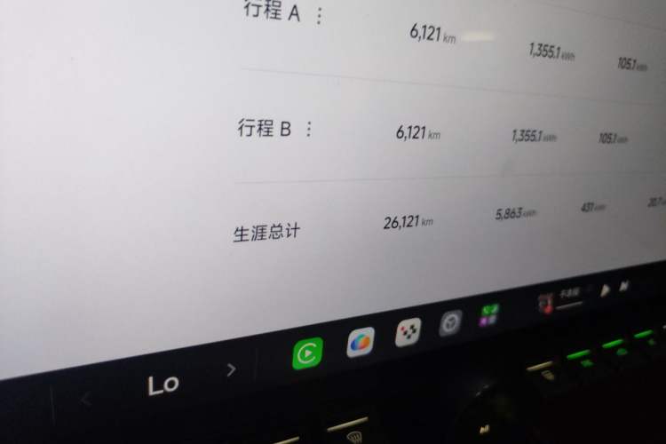 Used Xiaomi Auto SU7 Ultra 2025 Ultra Model Odometer Close Up