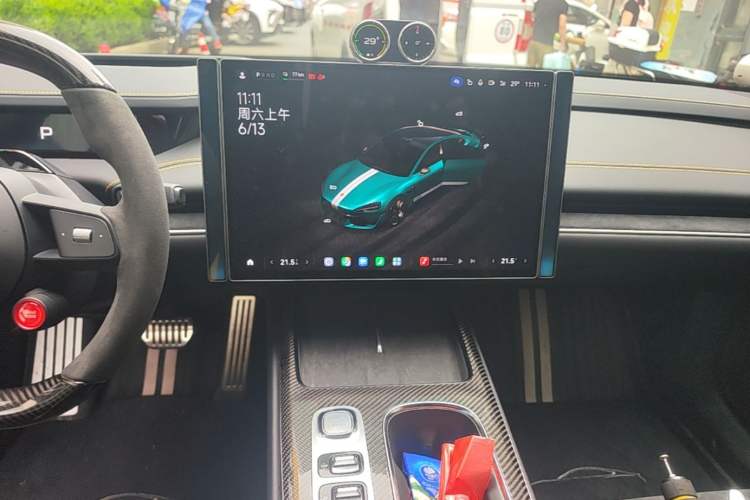 Used Xiaomi Auto SU7 Ultra 2025 Ultra Model Audio And AC Panel