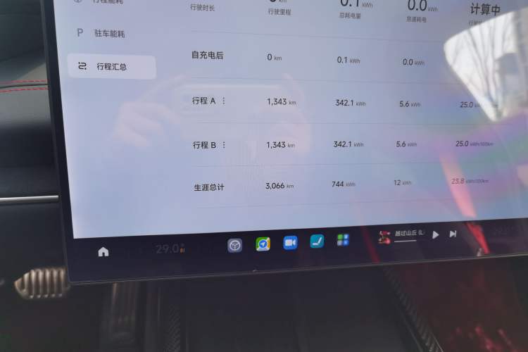 Used Xiaomi Auto SU7 Ultra 2025 Ultra Model Odometer Close Up