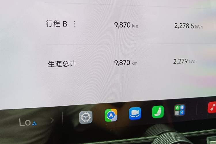 Used Xiaomi Auto SU7 Ultra 2025 Ultra Model Odometer Close Up