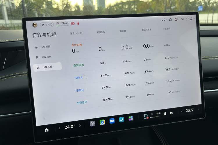 Used Xiaomi Auto SU7 Ultra 2025 Ultra Model Odometer Close Up