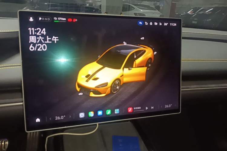 Used Xiaomi Auto SU7 Ultra 2025 Ultra Model Audio And AC Panel