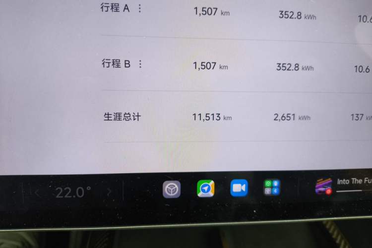 Used Xiaomi Auto SU7 Ultra 2025 Ultra Model Odometer Close Up
