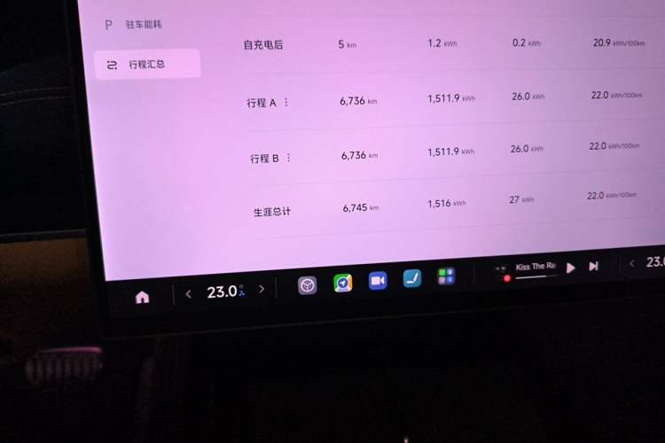 Used Xiaomi Auto SU7 Ultra 2025 Ultra Model Odometer Close Up