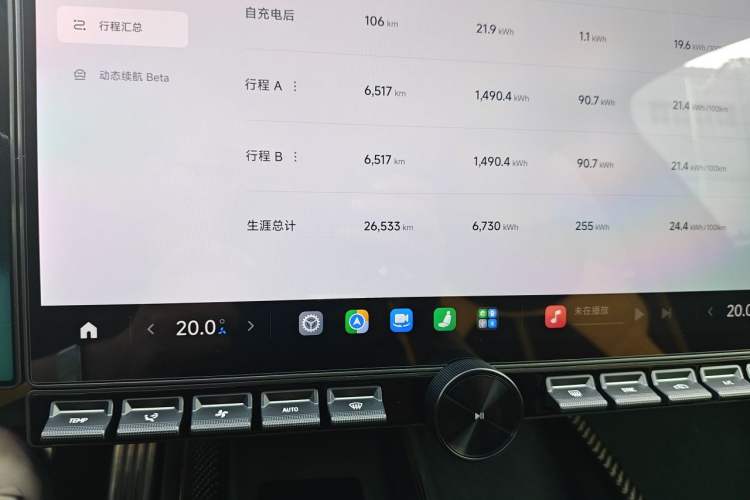 Used Xiaomi Auto SU7 Ultra 2025 Ultra Model Odometer Close Up