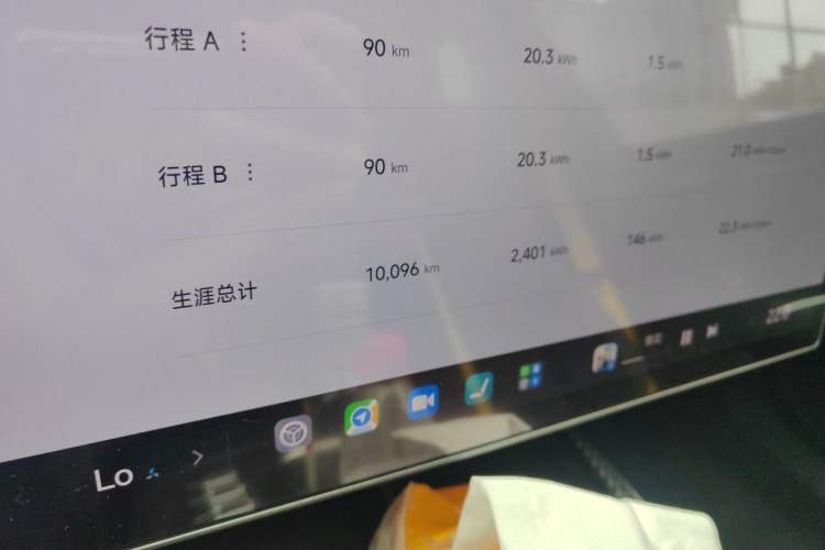 Used Xiaomi Auto SU7 Ultra 2025 Ultra Model Odometer Close Up